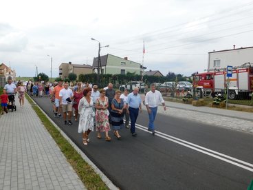 Dożynki gminy Skomlin odbyły się we Wróblewie. „Ktoś, kto przyjeżdża do Wróblewa, mówi, że to nie ten sam Wróblew”